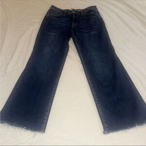 Lovervet by Vervet X ALB Women’s Dark Wash Cropped Flare Leg Jeans - 31/13